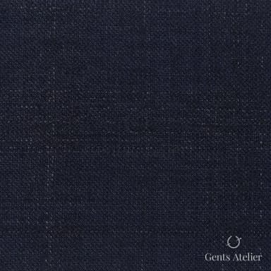 Костюмная ткань Marzoni 609 - 790 / 1000 — Тёмно-синий, однотонная, 100% шерсть