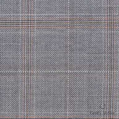 Костюмная ткань Marzoni 609 - 815 / 1000 — Красный, в клетку, 100% шерсть