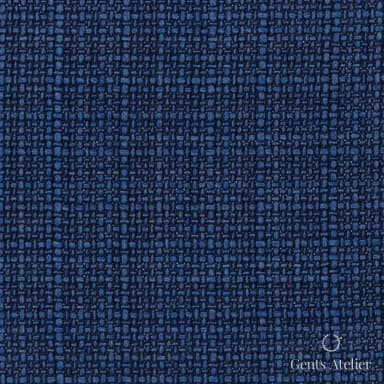 Костюмная ткань Marzoni 600 - 485 / 1000 — Синий, меланж, 100% шерсть
