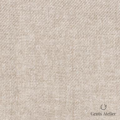 Костюмная ткань Marzoni 611 - 512 / 1300 — Бежевый, меланж, 100% шёлк