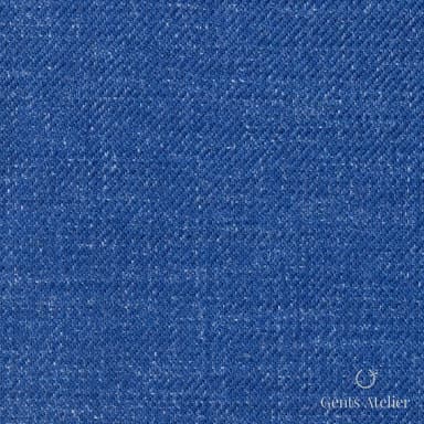 Костюмная ткань Marzoni 611 - 515 / 1300 — Синий, меланж, 100% шёлк