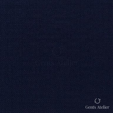Костюмная ткань Marzoni 620 - 797 / 700 — Dark Blue, однотонная, 100% шерсть