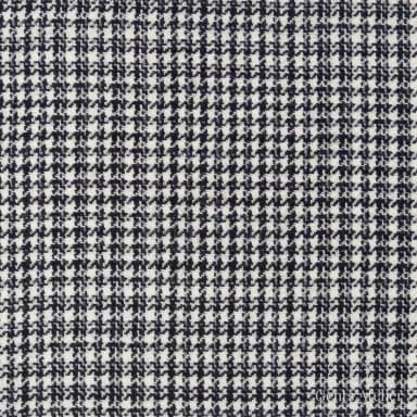 Костюмная ткань Marzoni 601 - 357 / 1200 — Чёрный / Белый / Оливковый, гусиная лапка, 100% шерсть