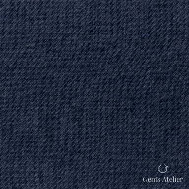 Костюмная ткань Marzoni 605 - 598 / 800 — Тёмно-синий, однотонная, 100% лён