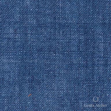 Костюмная ткань Marzoni 613 - 510 / 700 — Синий, меланж, 100% лён