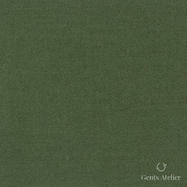 Костюмная ткань Marzoni 614 - 581 / 600 — Зелёный, однотонная, 97% supima, 3% лайкра