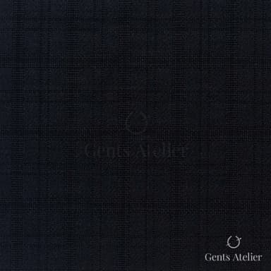 Костюмная ткань Marzoni 608 - 211 / 1500 — Чёрный, виндоупейн, 100% шерсть