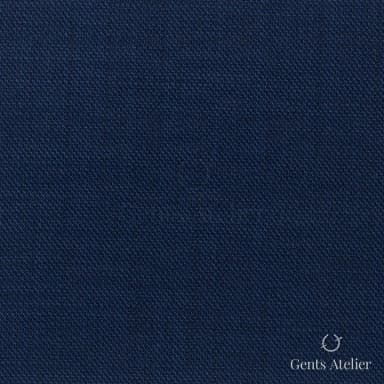 Костюмная ткань Marzoni 725 - 439 / 1300 — Тёмно-синий, однотонная, 100% шерсть