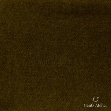 Костюмная ткань Marzoni 605 - 297 / 900 — Оливковый, однотонная, 100% хлопок