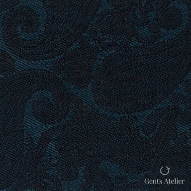 Костюмная ткань Marzoni 607 - 791 / 1000 — Зелёный, узор, 100% шерсть