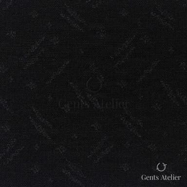 Костюмная ткань Marzoni 607 - 807 / 900 — Чёрный, узор, 100% шерсть