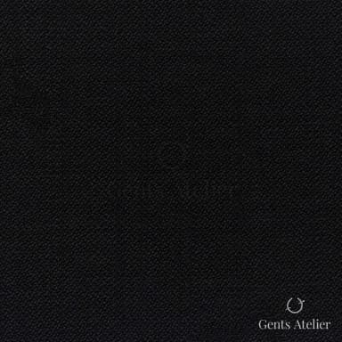 Костюмная ткань Marzoni 607 - 818 / 900 — Чёрный, однотонная, 100% шерсть