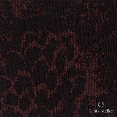 Костюмная ткань Marzoni 612 - 031 / 1200 — Бордовый, узор, 51% шерсть, 49% вискоза