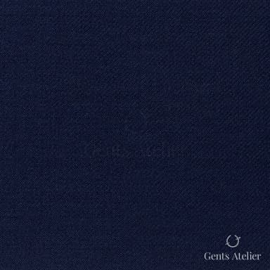 Костюмная ткань Marzoni 620 - 797 / 700 — Dark Blue, однотонная, 100% шерсть