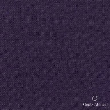 Костюмная ткань Marzoni 609 - 555 / 900 — Фиолетовый, однотонная, 100% шерсть