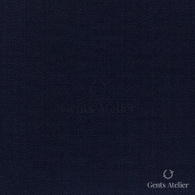 Костюмная ткань Marzoni 609 - 733 / 900 — Тёмно-синий, однотонная, 100% шерсть