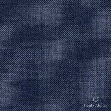 Костюмная ткань Marzoni 609 - 735 / 1000 — Синий, однотонная, 100% шерсть