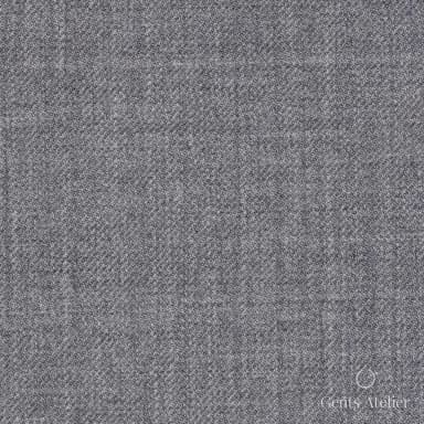 Костюмная ткань Marzoni 609 - 980 / 900 — Светло-серый, однотонная, 100% шерсть