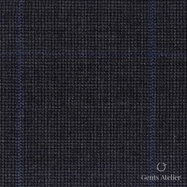 Костюмная ткань Marzoni 621 - 063 / 900 — Серый / Синий, меланж, 100% шерсть
