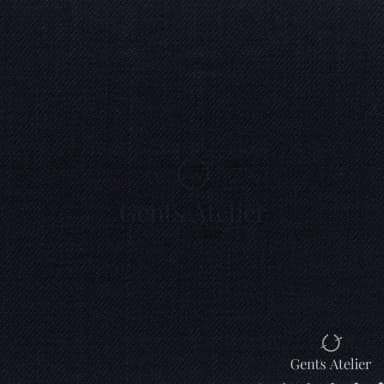 Костюмная ткань Marzoni 608 - 059 / 1500 — Тёмно-синий, однотонная, 100% шерсть