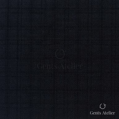 Костюмная ткань Marzoni 608 - 211 / 1500 — Чёрный, оконная клетка, 100% шерсть