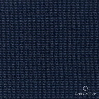 Костюмная ткань Marzoni 608 - 259 / 1500 — Тёмно-синий, гусиная лапка, 100% шерсть