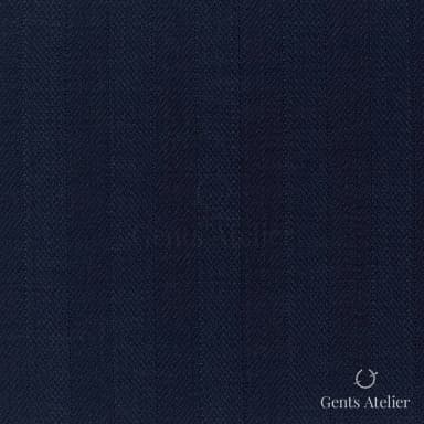 Костюмная ткань Marzoni 608 - 267 / 1500 — Тёмно-синий, однотонная, 100% шерсть