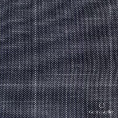 Костюмная ткань Marzoni 725 - 460 / 1300 — Серый, оконная клетка, 100% шерсть