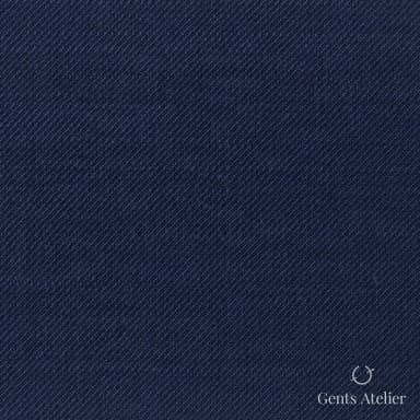 Костюмная ткань Marzoni 609 - 717 / 900 — Полуночно-синий, однотонная, 100% шерсть