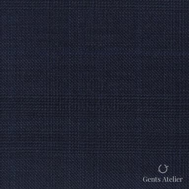 Костюмная ткань Marzoni 609 - 848 / 1000 — Тёмно-синий, однотонная, 100% шерсть