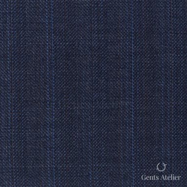 Костюмная ткань Marzoni 609 - 874 / 1000 — Тёмно-синий / Синий, ёлочка, 100% шерсть