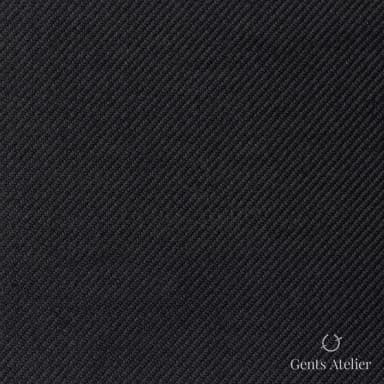 Костюмная ткань Marzoni 611 - 527 / 1300 — Чёрный, однотонная, 100% Silk