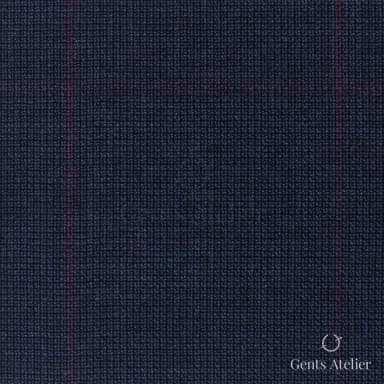 Костюмная ткань Marzoni 621 - 064 / 900 — Синий, виндоупейн, 100% шерсть
