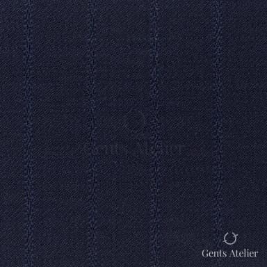 Костюмная ткань Marzoni 622 - 040 / 800 — Синий, в полоску, 100% шерсть