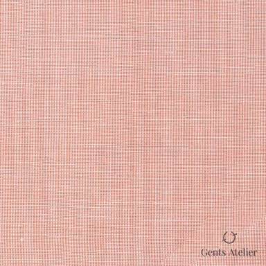 Костюмная ткань Marzoni 602 - 165 / 900 — Персиково-розовый, однотонная, 55% Silk, 45% Linen