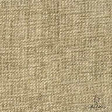 Костюмная ткань Marzoni 605 - 746 / 800 — Жёлто-зелёный, однотонная, 100% Linen