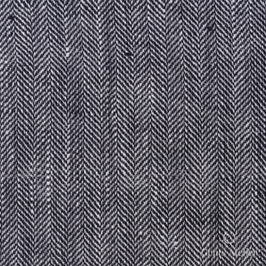 Костюмная ткань Marzoni 605 - 751 / 800 — Серый, ёлочка, 100% Linen