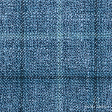 Костюмная ткань Marzoni 612 - 542 / 1000 — Бирюзовый, виндоупейн, 100% Bamboo