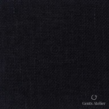 Костюмная ткань Marzoni 613 - 021 / 900 — Чёрный, однотонная, 100% Linen