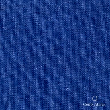 Костюмная ткань Marzoni 613 - 512 / 700 — Синий, однотонная, 100% Linen