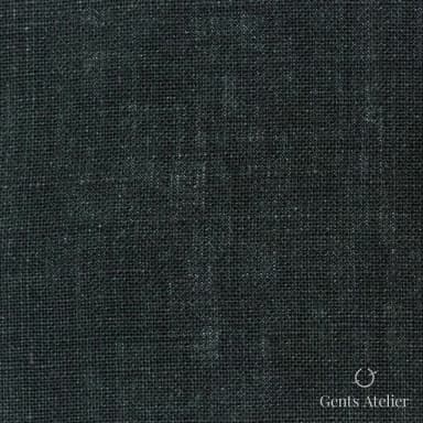 Костюмная ткань Marzoni 613 - 537 / 900 — Оливковый, однотонная, 100% Linen