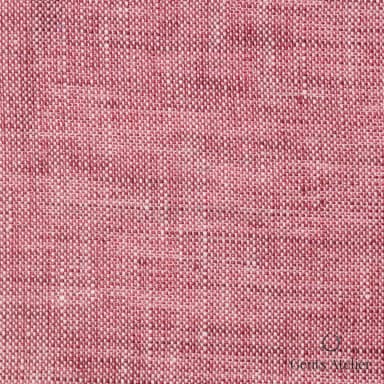 Костюмная ткань Marzoni 613 - 539 / 900 — Красный, однотонная, 100% Linen