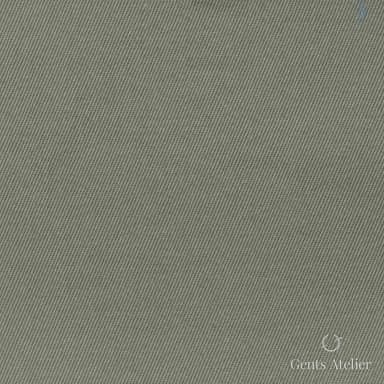 Костюмная ткань Marzoni 614 - 513 / 600 — Оливковый, однотонная, 97% Supima Cotton / 3% Lycra