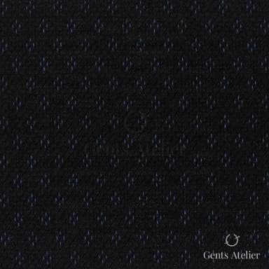 Костюмная ткань Marzoni 601 - 138 / 1000 — Тёмно-серый / Синий, меланж, 84% шерсть, 10% Cotton, 5% Nylon, 1% Lycra