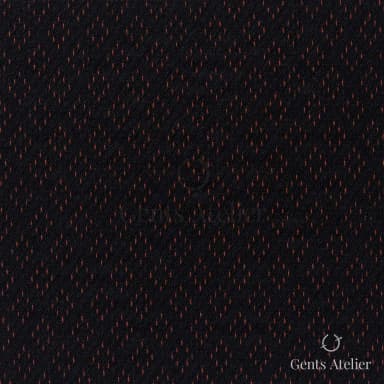 Костюмная ткань Marzoni 601 - 141 / 1000 — Тёмно-серый / Красный, мушка, 84% шерсть, 10% Cotton, 5% Nylon, 1% Lycra