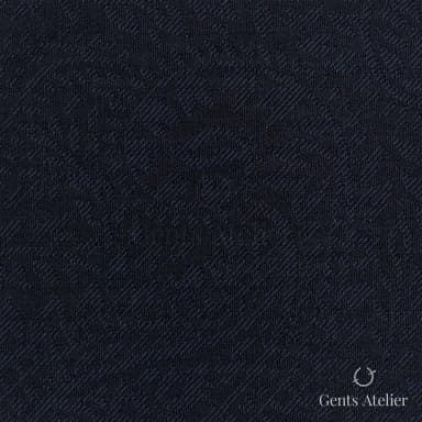 Костюмная ткань Marzoni 609 - 378 / 1200 — Тёмно-синий, однотонная, 100% шерсть