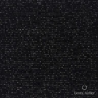 Костюмная ткань Marzoni 609 - 395 / 1500 — Чёрный, меланж, 92% шерсть, 4% Polyamide, 3% Polyester, 1% Elastane