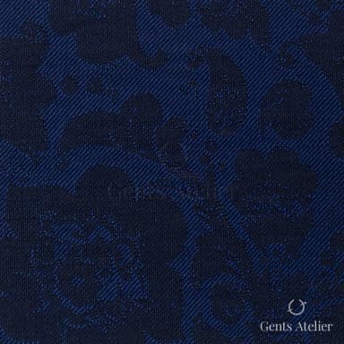Костюмная ткань Marzoni 609 - 436 / 1000 — Синий, жаккард, 100% шерсть