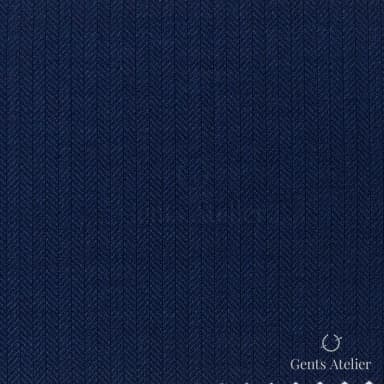 Костюмная ткань Marzoni 609 - 768 / 1000 — Синий, однотонная, 100% шерсть