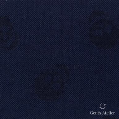 Костюмная ткань Marzoni 609 - 789 / 900 — Тёмно-синий, однотонная, 100% шерсть